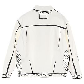 Fendi FENDI × Joshua Vides Giubbotti in Cotone Nero Bianco