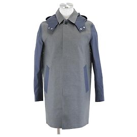 & Other Stories Mackintosh 2WAY Impermeable para Hombre Gris Marino Castaño Azul marino