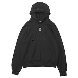 Sudadera bordada con corona y logo DG de Dolce & Gabbana Negro