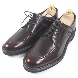 & Other Stories REGAL U-tip Leder Schnürschuhe Wein Rot Bordeaux