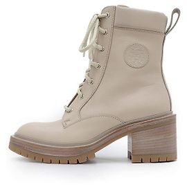 Hermès Bottines à lacets en cuir Hermes Beige Autre
