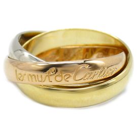 Anello Cartier Trinity Au750 Taglia 9 D'oro