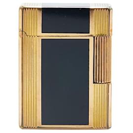 Autre Marque-Dupont Line 1 Lacquer Lighter-Golden