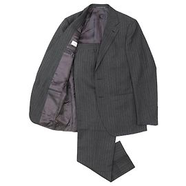 & Other Stories CARUSO Wool Suit Set, Charcoal, Men's Size 50 Grey Dark grey