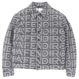Fendi-Veste Trucker Logo Fendi Marc Jacobs Noire-Noir