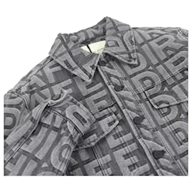 Fendi-Veste Trucker Logo Fendi Marc Jacobs Noire-Noir