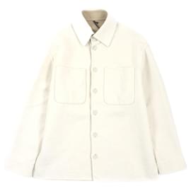 Fendi-Veste réversible en cachemire Fendi beige ivoire-Beige,Écru