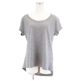 Top ricamato Anagram in lino e ramie Loewe M Marrone Grigio