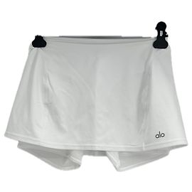 Yves Salomon Jupe short blanche White