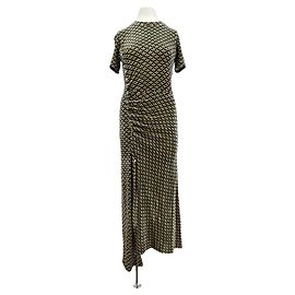 Paco Rabanne Samtkleid Grün