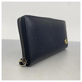 Gucci-Gucci Long Wallet GG Marmont-Black