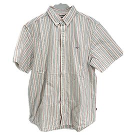Levi's Gestreiftes Kurzarmhemd Baumwolle Weiß M Weiß