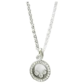 Collar Péndulo Happy Diamond de Chopard Plata