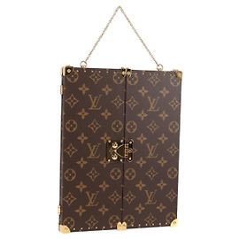 Specchio Casa Monogramma LOUIS VUITTON GI0554 LV Auth 124908SM Monogramma