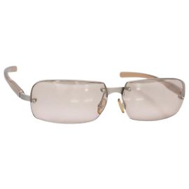 Occhiali da sole PRADA in plastica marrone Auth am8700 Marrone