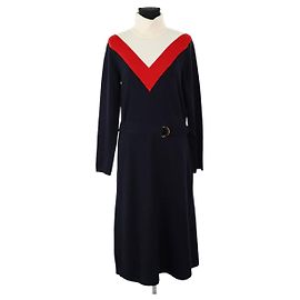 Tory Burch Navy wool dress Navy blue