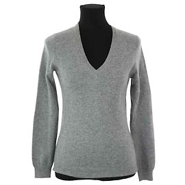 Eric Bompard Suéter de cachemira gris Gris