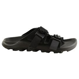 Birkenstock Black leather sandals Black