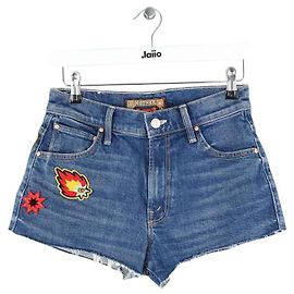Autre Marque Blue cotton mini shorts Blue