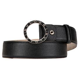 Bulgari Cinto de couro Bvlgari B.zero1 Preto