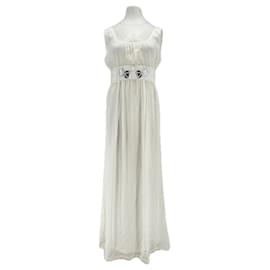 Philosophy Di Alberta Ferretti Maxikleid Weiß Weiß