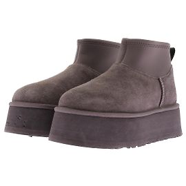 Ugg Botines de plataforma "Classic Mini Dipper" Gris