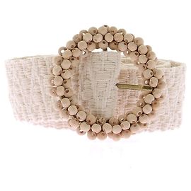 Zimmermann Cinturón de rafia Beige