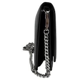 Givenchy-Givenchy Wallet Chain Shoulder Bag-Black,Silvery