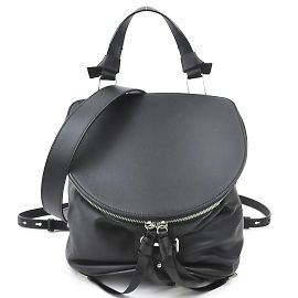 BALLY HARRYET SM Sac à épaule en cuir Noir