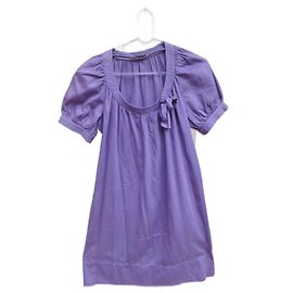Vestido Sandro de algodão roxo Roxo