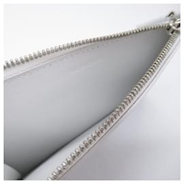 Balenciaga-Balenciaga Leather Card Case-White