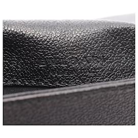 Bulgari-Bvlgari Leather Clutch Bag-Black