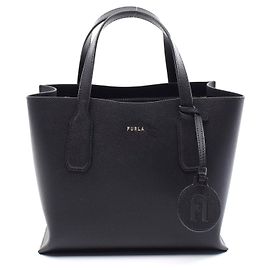 Borsa tote classica in pelle Furla Nero