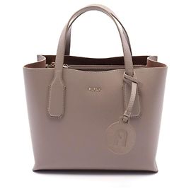 Borsa tote classica in pelle Furla Marrone