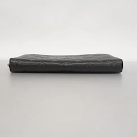 Louis Vuitton-Louis Vuitton Long Wallet Monogram Empreinte Zippy M61864 Noir-Black
