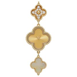 Van Cleef & Arpels Orologio Sweet Alhambra Oro Giallo e Madreperla Gold hardware
