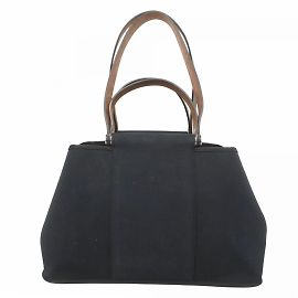 Hermès Hermes Tote Bag Cabag Elan PM Toile Officier Black