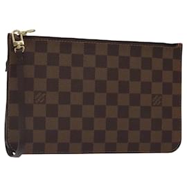 Louis Vuitton-LOUIS VUITTON Damier Ebene Neverfull MM Pouch Accessory Pouch LV Auth 126573-Other
