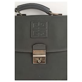 Givenchy-Leather backpack-Grey