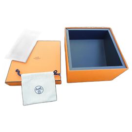full set blue box for Hermès mini Kelly precious handbag Orange Navy blue