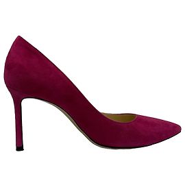 Escarpins pointus Jimmy Choo Romy en daim rose Rose