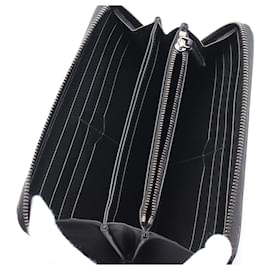Bulgari-Bvlgari Leather Round Long Wallet-Black