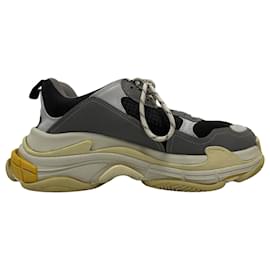 Balenciaga-Tênis Balenciaga Triple S em poliéster cinza-Cinza