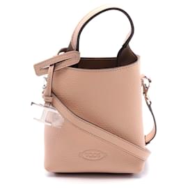 Tod's-Tod's Leather Handbag Pink-Pink