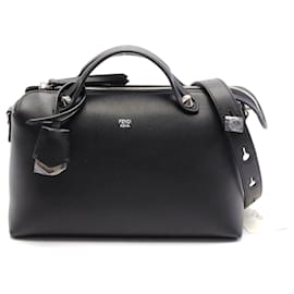 Fendi-Fendi By The Way Medium Leather Handbag-Black