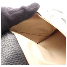 Tod's-Tod's Canvas Leather Handbag Beige/Black-Brown,Beige