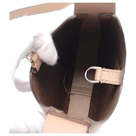 Tod's-Tod's Leather Di Micro Hobo Shoulder Bag-Brown
