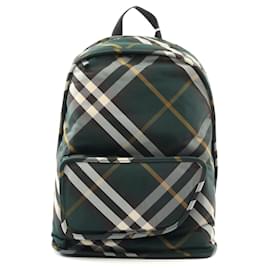 Burberry-Burberry Nylon Shield Backpack Green-Green