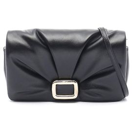 Sac à smartphone en cuir Viv Shock de Roger Vivier Noir