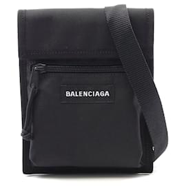 Balenciaga-Bolsa de ombro pequena em nylon Balenciaga Explorer-Preto